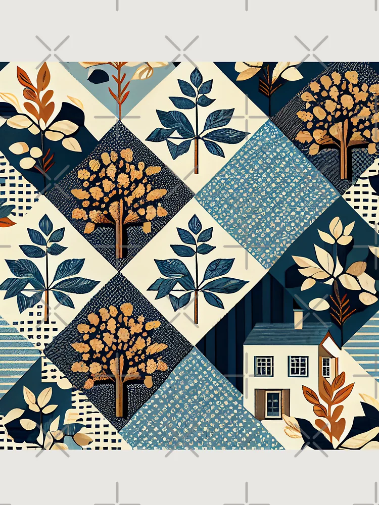 Thumbnail 6 von 6, Premium Oversized Pullover, Dazzling Modern Farmhouse Pattern Digital Painting designt und verkauft von CodeAndColors.