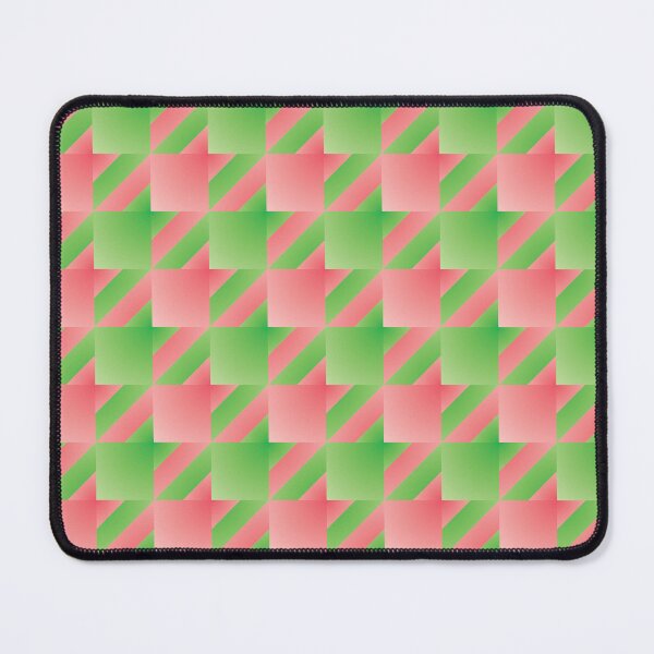 Item preview, Green and Watermelon Pink in a Stylish and Contemporary Houndstooth Repeat Pattern designed and sold by Karen McFarland.