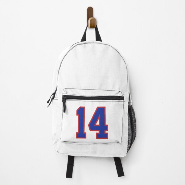 Item preview, Number 14 blue red sports jersey fourteen designed and sold by LoveIsColorful.