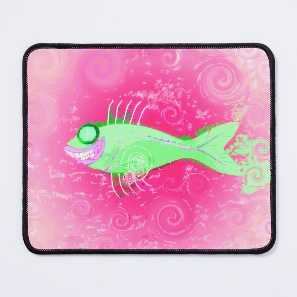 Item preview, Bohemian Fish Groovy Hippie Vibes Coastal Boho Style Art or Décor 2 of 2 designed and sold by Beachy.