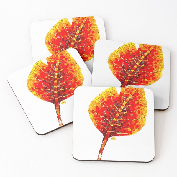 Item preview, Gold and red leaf designed and sold by Andykinoz.