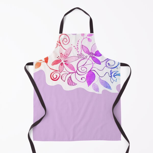 Item preview, lilac lavender flower ornamental painting | Watercolor pastel colorful flower designed and sold by lausn.