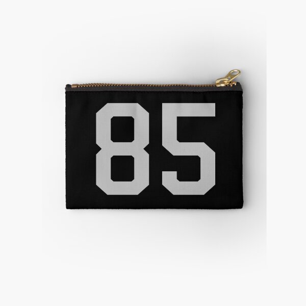 Item preview, Number 85, grey on black sports jersey number eighty five designed and sold by LoveIsColorful.