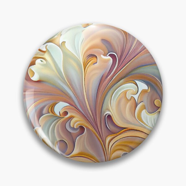 Item preview, Impressionist Dazzling Pastel Baroque Natural Pattern Digital Painting designed and sold by CodeAndColors.
