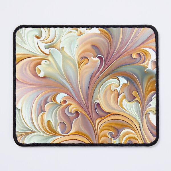Item preview, Impressionist Dazzling Pastel Baroque Natural Pattern Digital Painting designed and sold by CodeAndColors.