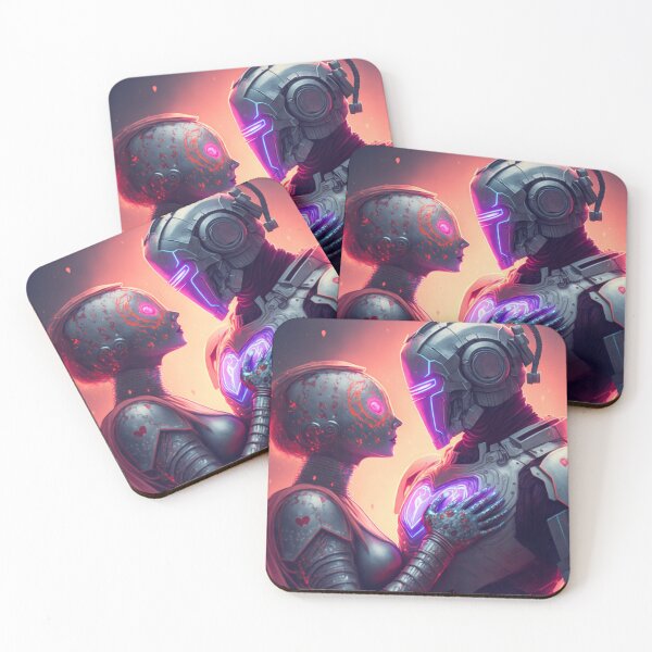 Item preview, Cyborg Intimacy: A Man and a Woman Looking Intently at Each Other designed and sold by AkoSiEss.