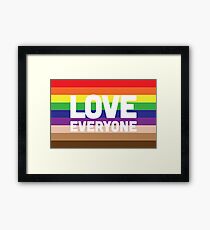 Love Everyone Framed Print