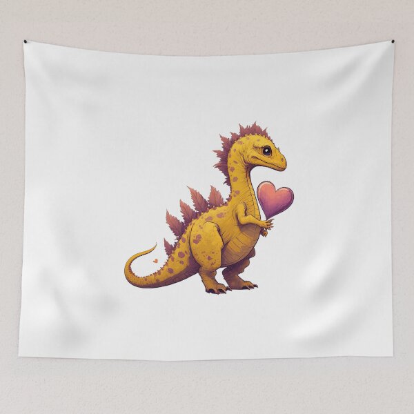 Item preview, Valentine's Day Dinosaur designed and sold by Snazzmatazz.