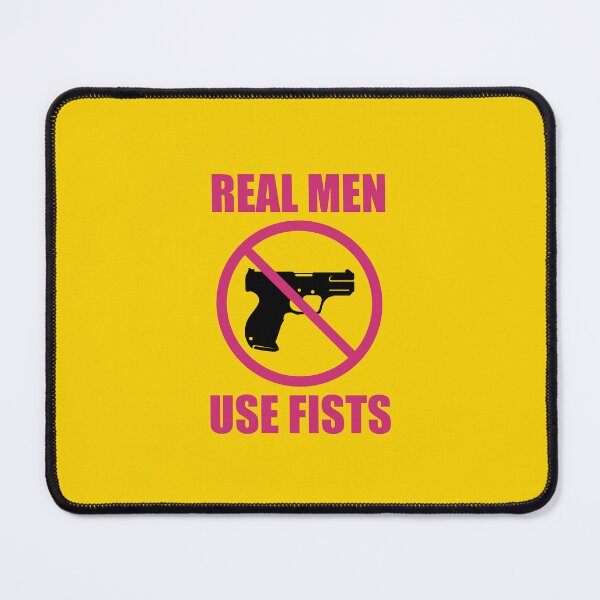 Item preview, Real Men Use Fists designed and sold by bouymakesart.