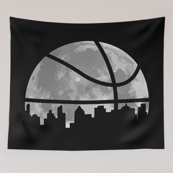 Item preview, Active shooter basketball, Street baller, Basketball moon city art designed and sold by Giovanni-c.