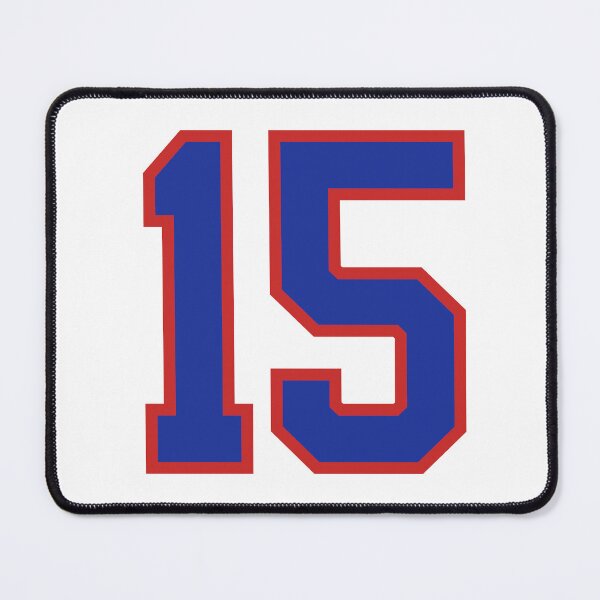 Item preview, Number 15 blue red sports jersey fifteen designed and sold by LoveIsColorful.