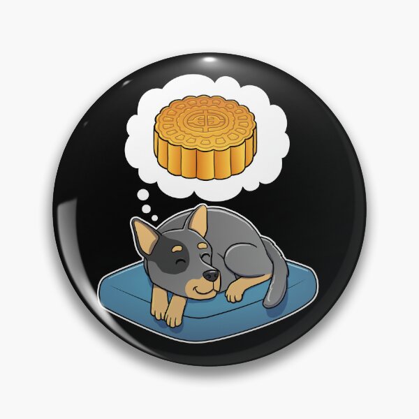 Artikelvorschau, Australian Cattle Dog dreaming about Mooncake entworfen und verkauft von DoggieDelights.