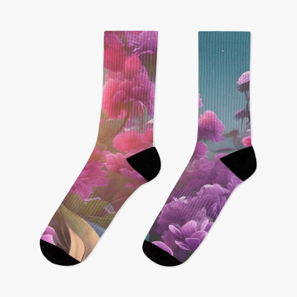 Item preview, Pink and Purple flowers designed and sold by MIGSZ.