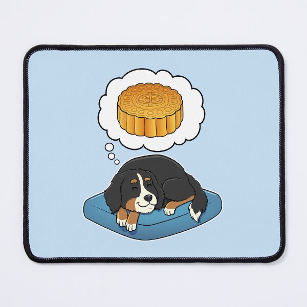 Artikelvorschau, Bernese Mountain Dog dreaming about Mooncake entworfen und verkauft von DoggieDelights.