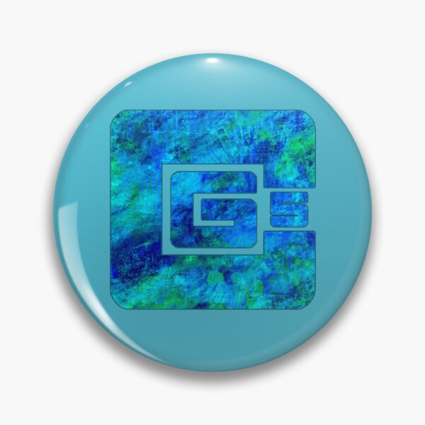 Item preview, cg5 blue grunge textured logo designed and sold by ReubenWalsh.