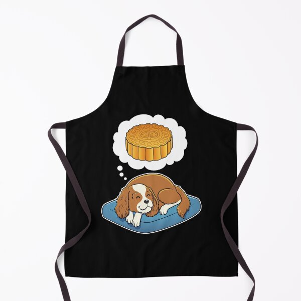 Item preview, Cavalier King Charles Spaniel dreaming about Mooncake designed and sold by DoggieDelights.