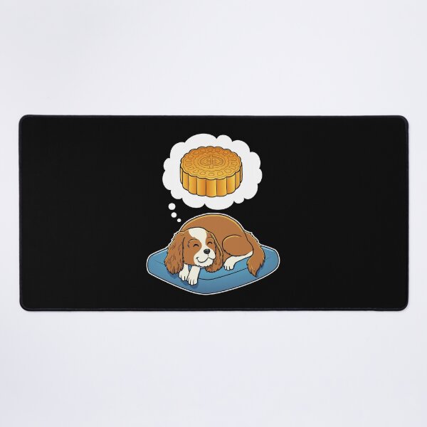 Item preview, Cavalier King Charles Spaniel dreaming about Mooncake designed and sold by DoggieDelights.
