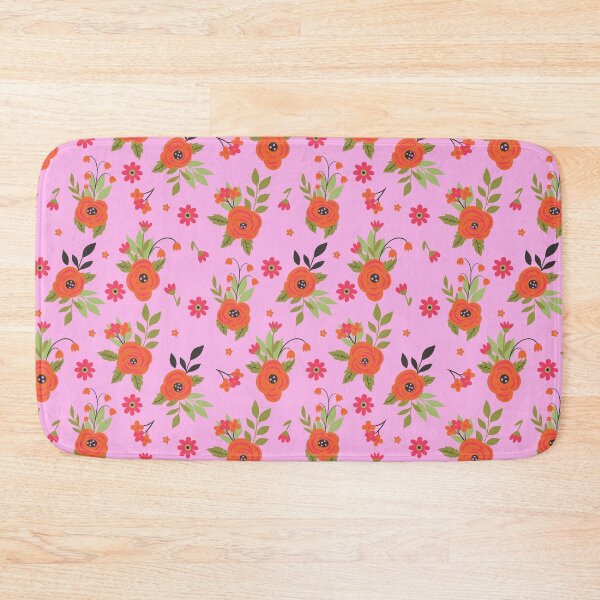 Item preview,  flowers on a pink background designed and sold by burbura.