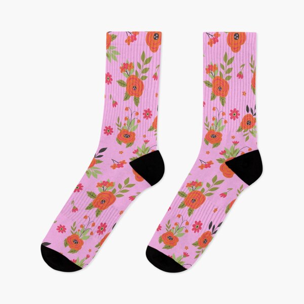 Item preview,  flowers on a pink background designed and sold by burbura.