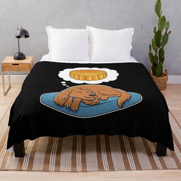Item preview, English Cocker Spaniel dreaming about Mooncake designed and sold by DoggieDelights.