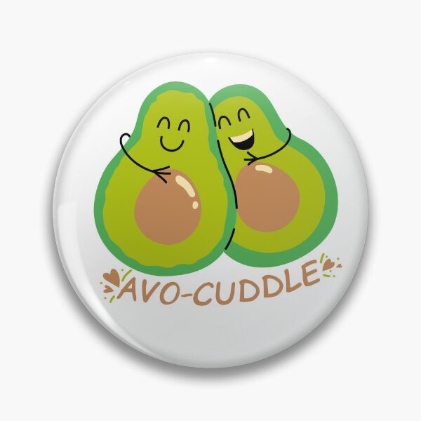 Item preview, Hugging Avocado Funny Pun - Avo-Cuddle designed and sold by CreativNode.