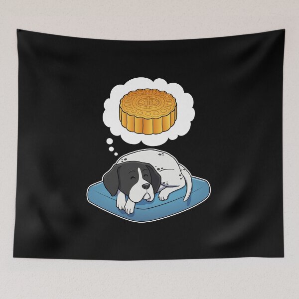 Artikelvorschau, English Pointer dreaming about Mooncake entworfen und verkauft von DoggieDelights.