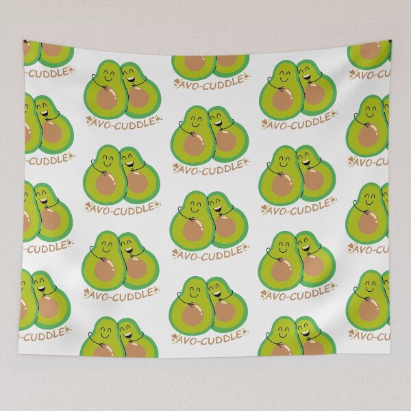 Item preview, Hugging Avocado Funny Pun - Avo-Cuddle designed and sold by CreativNode.