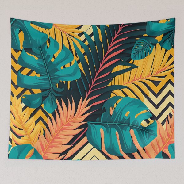 Item preview, Colorful bahama flower pattern designed and sold by AndrewWorld.