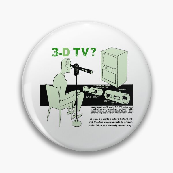 Item preview, 3D TV - 3-D TELEVISION designed and sold by ThrowbackAds.