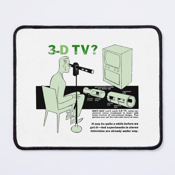 Item preview, 3D TV - 3-D TELEVISION designed and sold by ThrowbackAds.