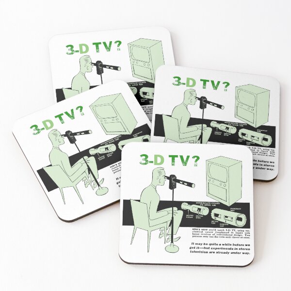 Item preview, 3D TV - 3-D TELEVISION designed and sold by ThrowbackAds.