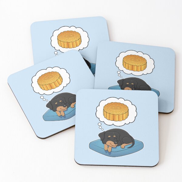 Item preview, Miniature Pinscher dreaming about Mooncake designed and sold by DoggieDelights.