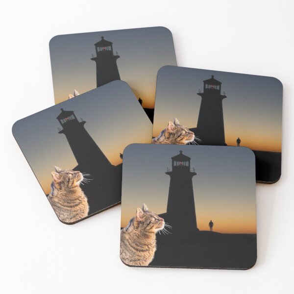 Item preview, Cat Watching Sunset Scene designed and sold by Amazonan.