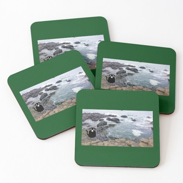 Item preview, Random Cat _amp_ The Giants Causeway Photographic Print  designed and sold by lindsaybroosign.