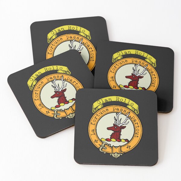 Item preview, Rollo Clan Surname crest designed and sold by BagTown Clans.