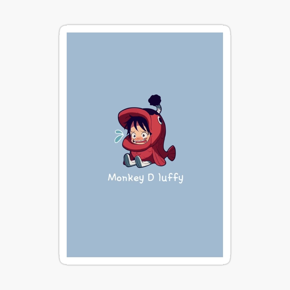 Monkey D luffy fish suit cute