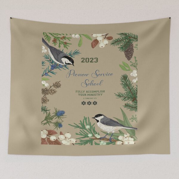 Item preview, PIONEER SERVICE SCHOOL 2023 Spiral Notebook designed and sold by crafts-gift.