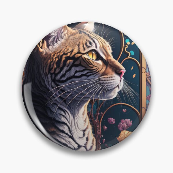 Artikelvorschau, Exquisite Bengalkatze Glasmalerei entworfen und verkauft von idreamaboutcats.