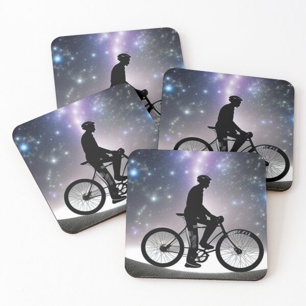 Item preview, bike, bicycle, bicyclist , starry night, biking designed and sold by SBlagojevic.