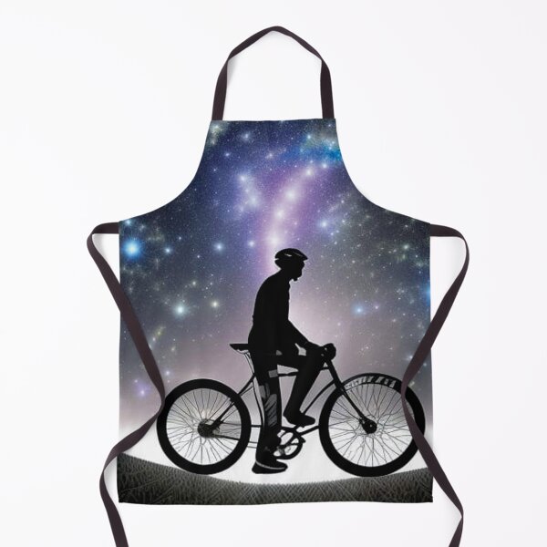 Item preview, bike, bicycle, bicyclist , starry night, biking designed and sold by SBlagojevic.