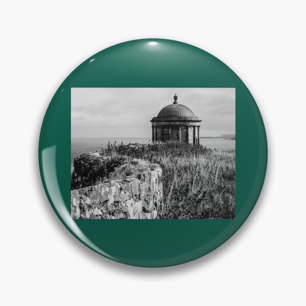 Item preview, Mussenden Temple Castlerock in Black and White  designed and sold by lindsaybroosign.