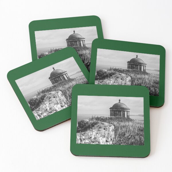 Item preview, Mussenden Temple Castlerock in Black and White  designed and sold by lindsaybroosign.