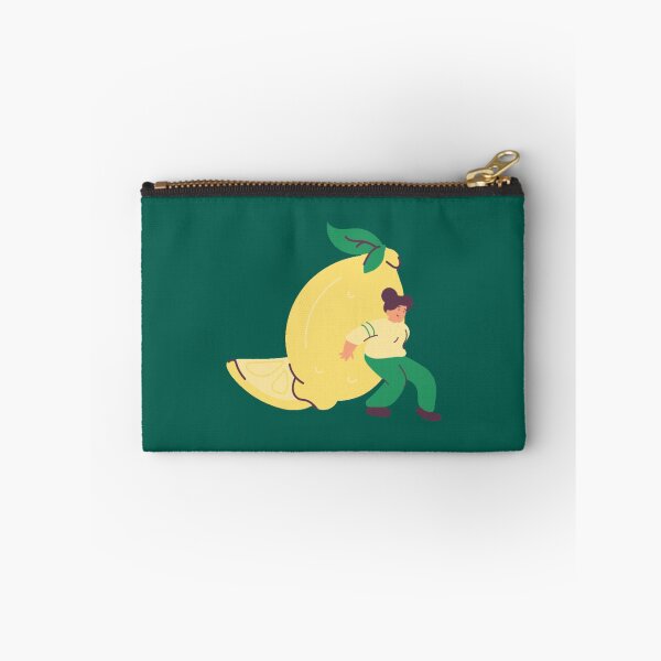 Item preview, Lady pushing a Giant Lemon Animated  designed and sold by lindsaybroosign.