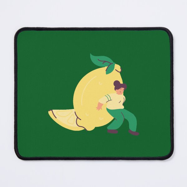 Item preview, Lady pushing a Giant Lemon Animated designed and sold by lindsaybroosign.