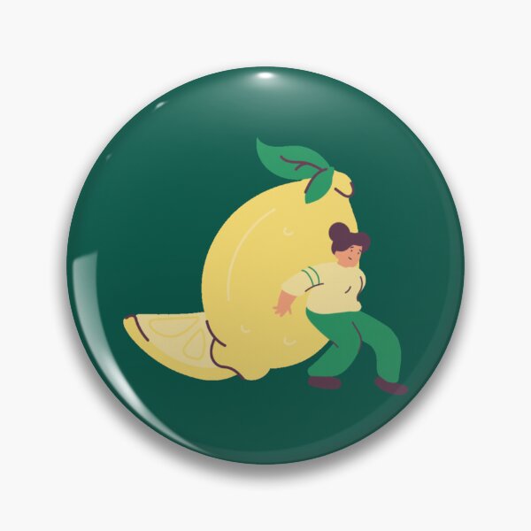 Item preview, Lady pushing a Giant Lemon Animated  designed and sold by lindsaybroosign.