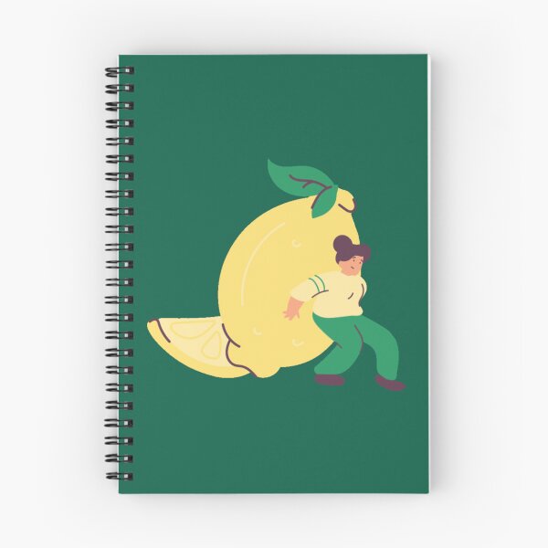 Item preview, Lady pushing a Giant Lemon Animated  designed and sold by lindsaybroosign.