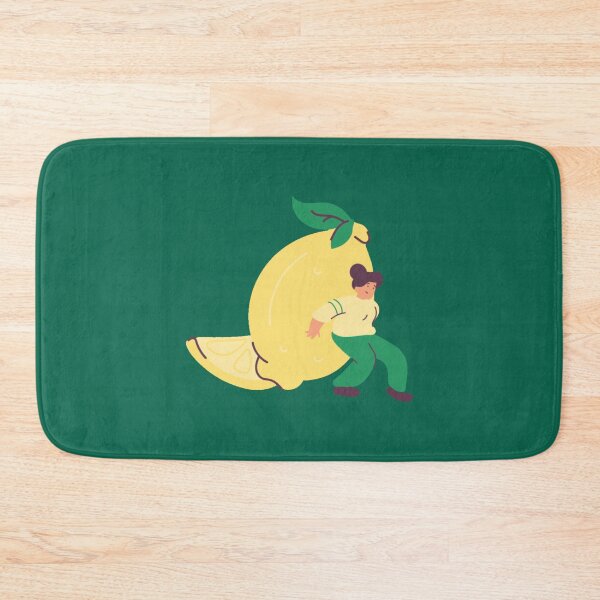 Item preview, Lady pushing a Giant Lemon Animated  designed and sold by lindsaybroosign.