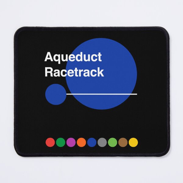 Item preview, Aqueduct Racetrack, Ozone Park, Queens, New York Subway designed and sold by ClickForMore.