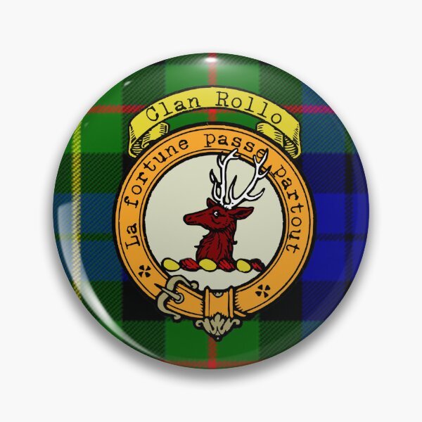 Item preview, Rollo Scottish Tartan and Crest designed and sold by BagTown Clans.