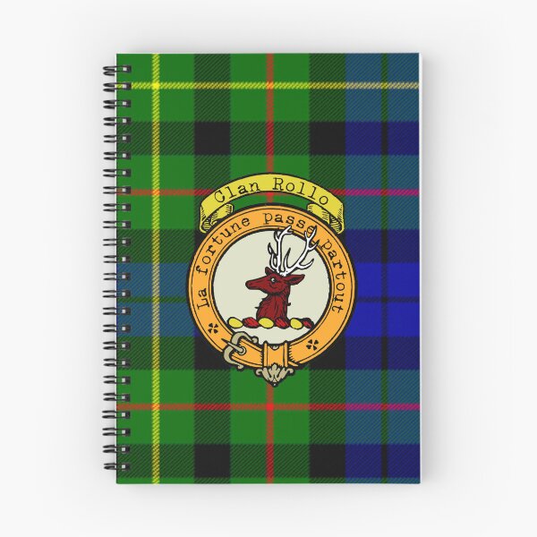 Item preview, Rollo Scottish Tartan and Crest designed and sold by BagTown Clans.